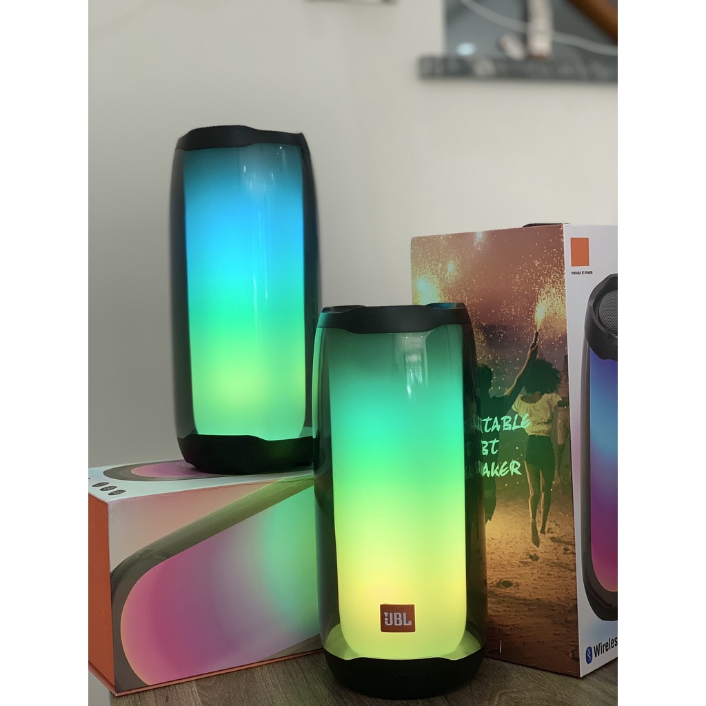 Loa Bluetooth JBL Pulse 4 Dãy Màu Cầu Vòng Bass Cực Hay