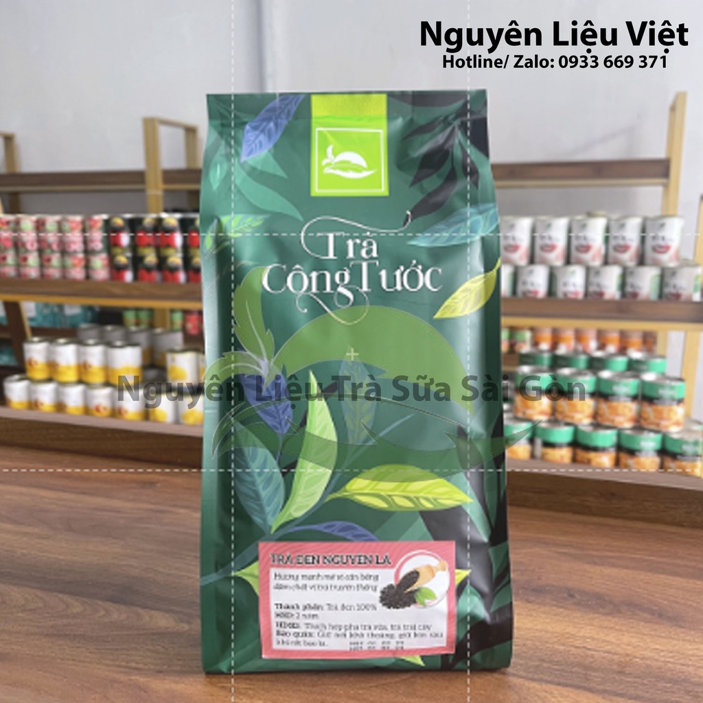 TRÀ ĐEN NGUYÊN LÁ CÔNG TƯỚC 500GR