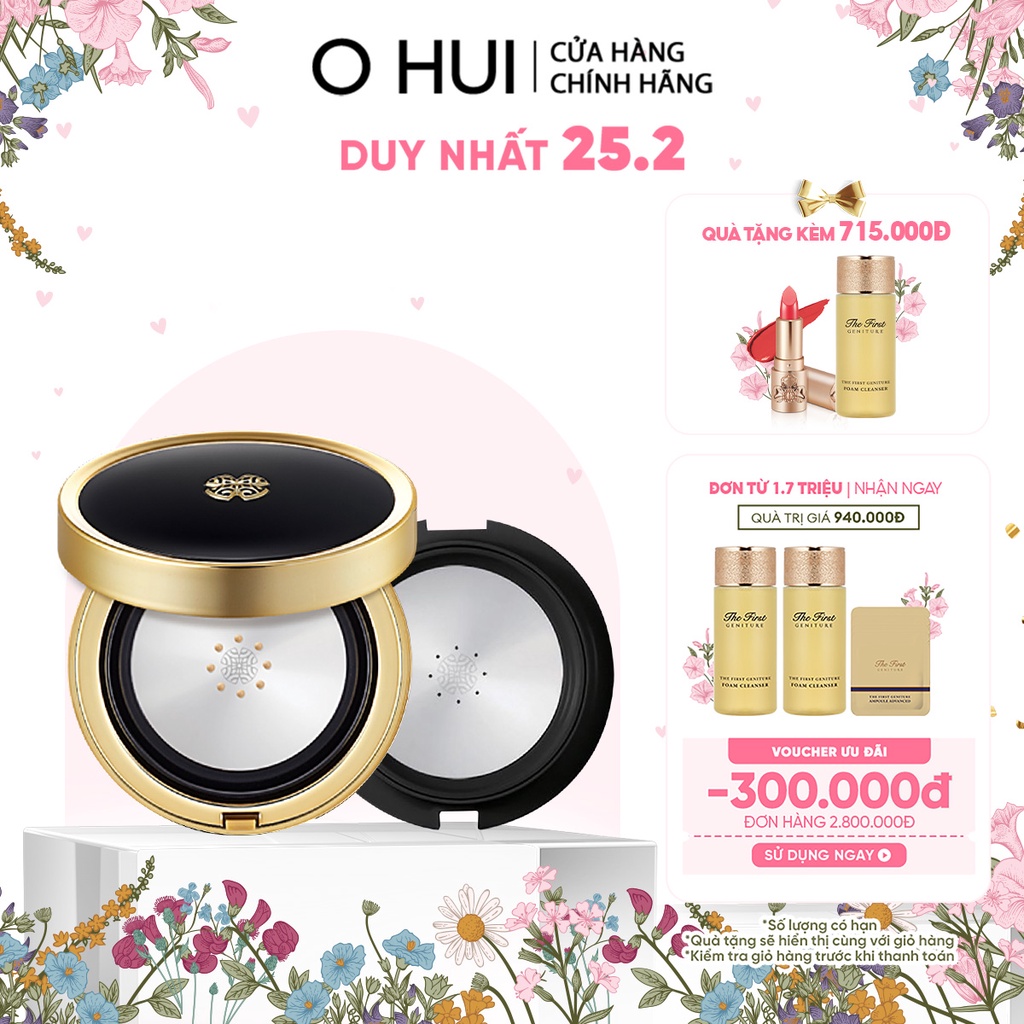 Phấn nước che khuyết điểm OHUI Ultimate Cover Concealer Metal Cushion SPF35 PA++ 15g