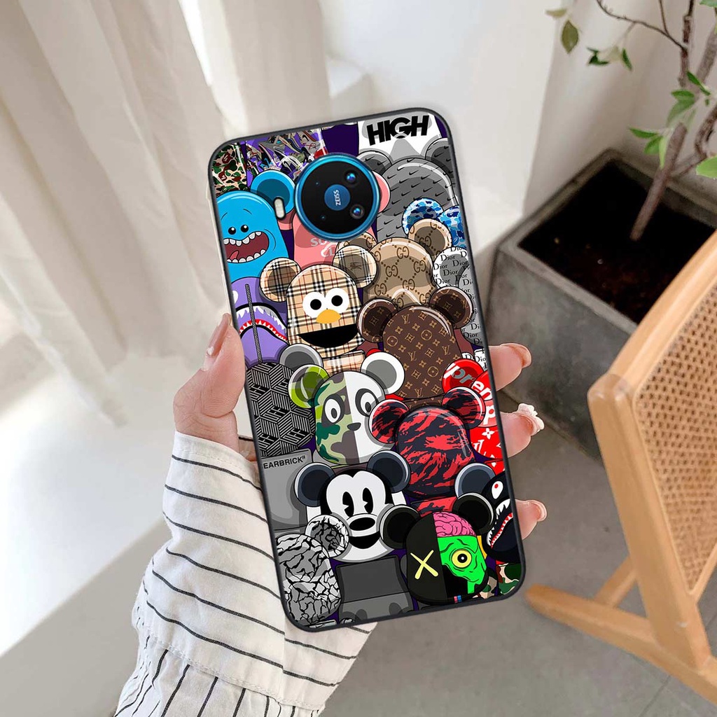 Ốp lưng Nokia 8.3 hình kaws bearbrick gấu siêu đẹp, ốp rẻ bền đẹp