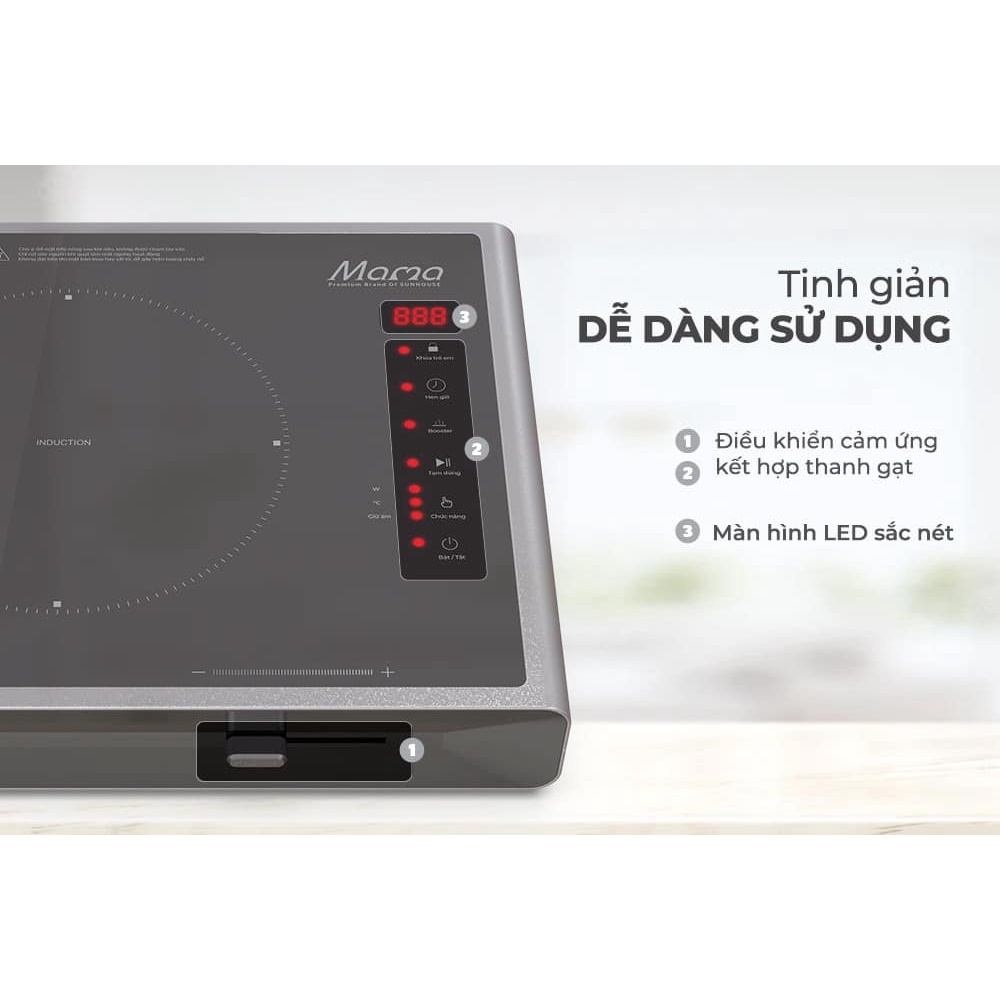 Bếp từ đơn cảm ứng SUNHOUSE MAMA SHD6880