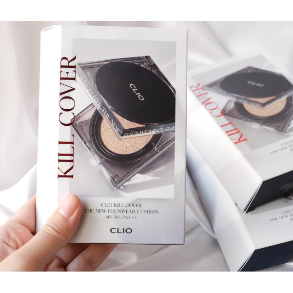 Set Phấn Nước CLIO Kill Cover The New Founwear Cushion SPF50+ PA+++