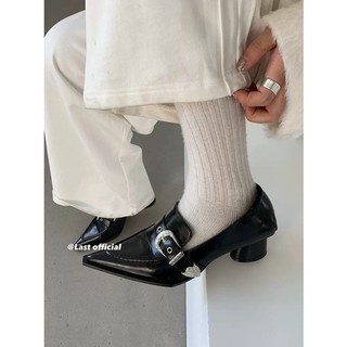 [Order] Giày cao gót mũi nhọn móc cài