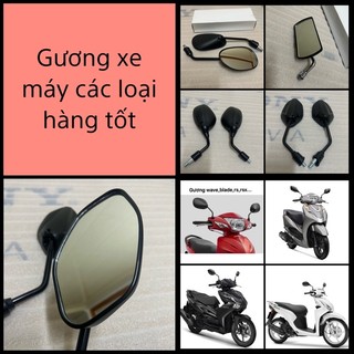 Gương xe máy wave 110 50cc rsx, kính chiếu hậu vision ab 2023 airblade 125 future lead