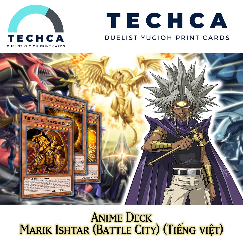 Bài In Tiếng Việt - Bộ bài Yugioh - Anime Deck - Marik Ishtar