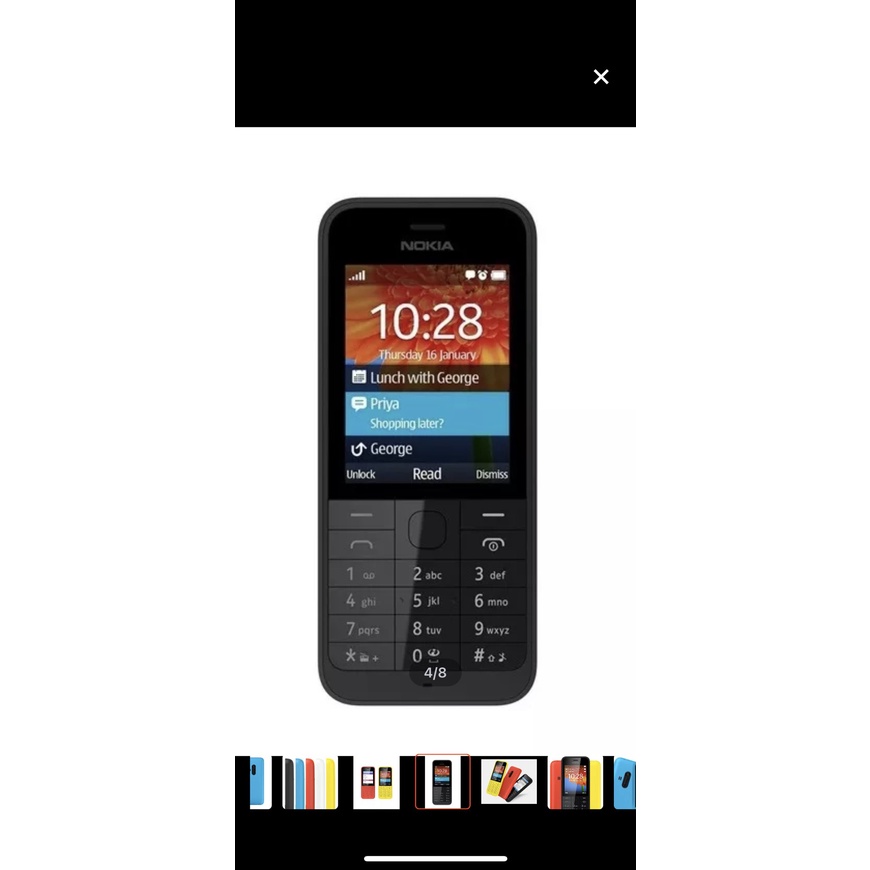 Điện Thoại Nokia 220 2SIM - Hàng Chính Hãng - Nghe Gọi Bền