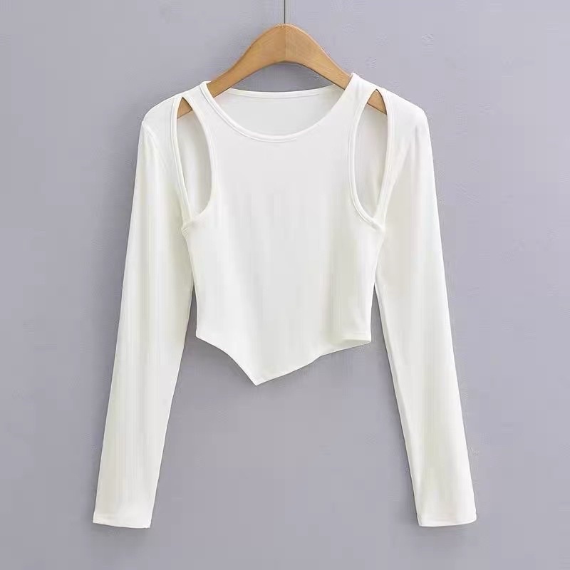 ÁO TAY DÀI KHOÉT VAI VẠT NHỌN A4