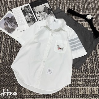 ( SALE ) Áo sơ mi cộc tay thom cún thêu