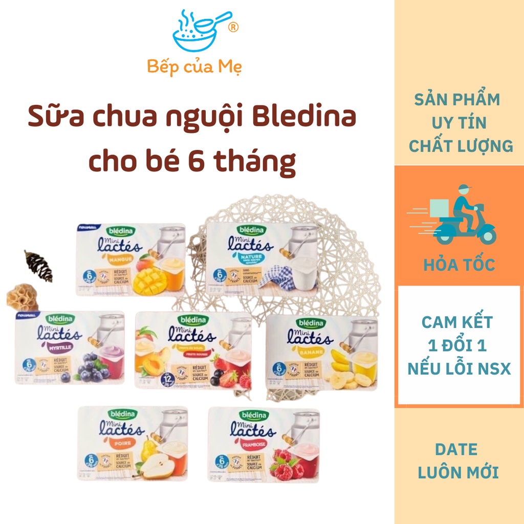 Sữa chua Bledina của Pháp thơm ngon bổ dưỡng đủ vị cho bé ăn dặm, sữa chua cho bé 6 tháng, Shop Bếp Của Mẹ.