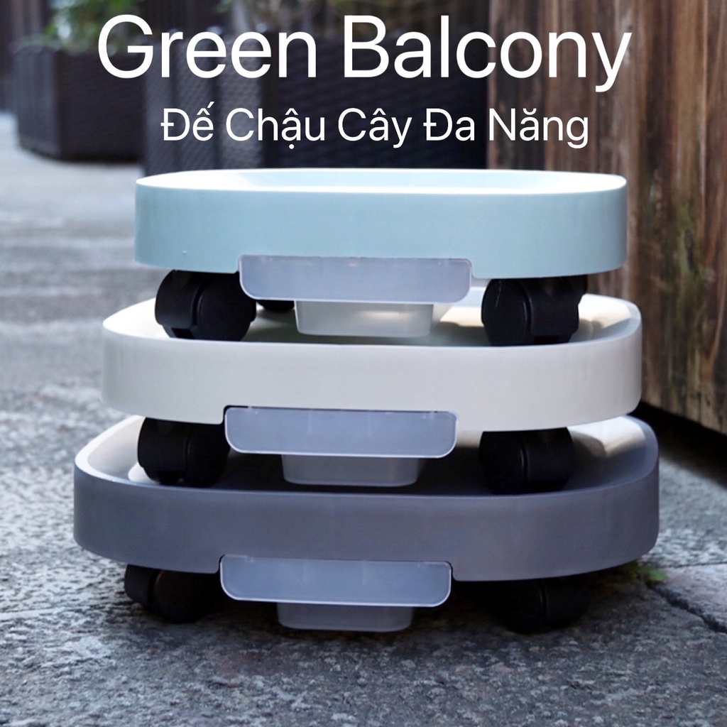 Đế Kê Chậu Cây-Đế Lót Chậu Hoa ,Cây Cảnh Có Bánh Xe Di Chuyển Đa Năng