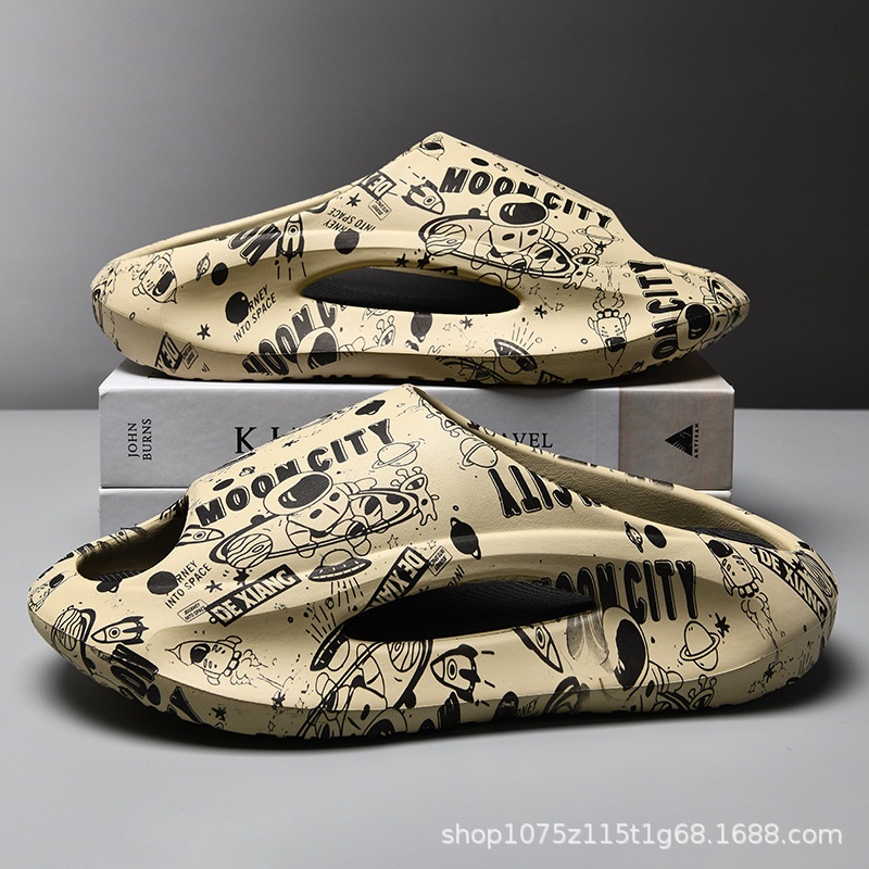 Dép bánh mì đế mềm 4cm tăng chiều cao dành cho nam mẫu mới 2023