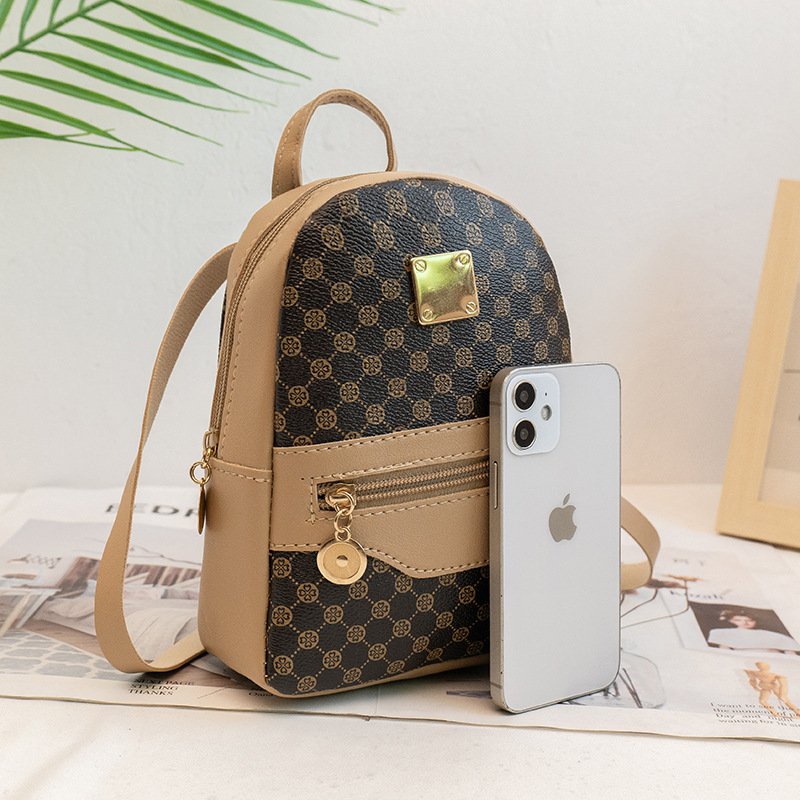 Túi đeo balo chấm bi hình trái tim mã A001 có dây đeo chắc chắn điều chỉnh tùy ý