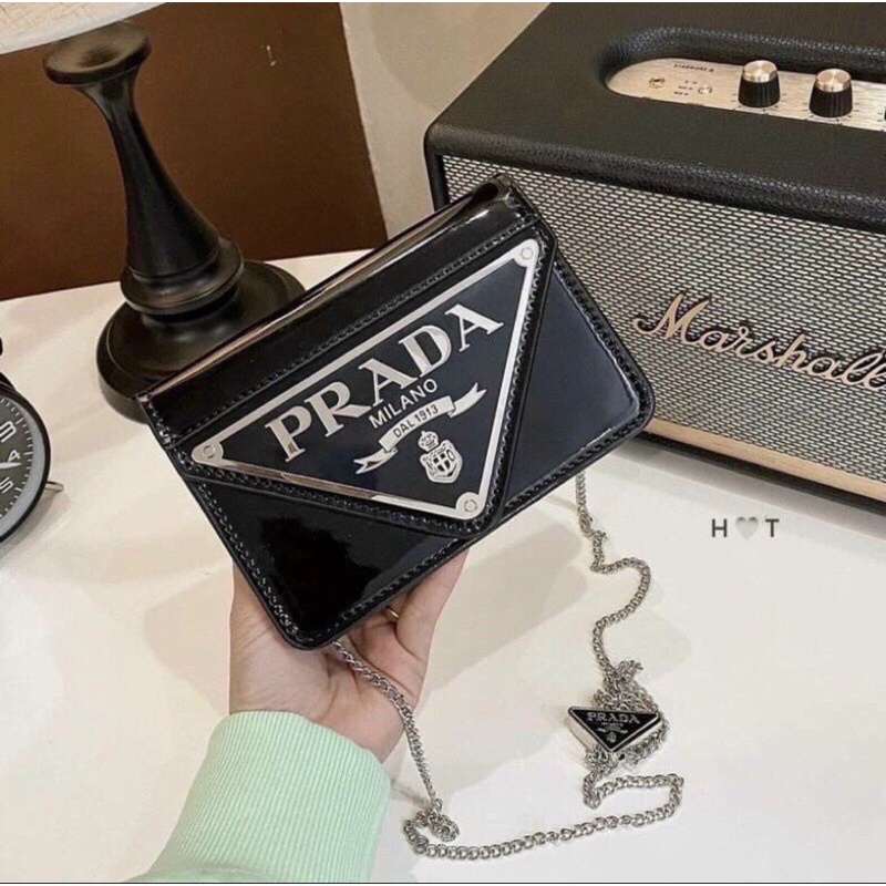 Túi đeo chéo nữ Pra da bóng đẹp đi chơi phong cách thời trang cao cấp sang chảnh DC205