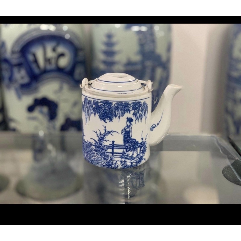 Ấm tích, ấm pha trà Gốm Sứ Bát Tràng cao cấp tráng men trong ngoài