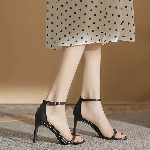 Giày Cao Gót Xăng Đan Nữ Cao Gót 9 Phân Đơn Giản Mà Đẹp MS 022