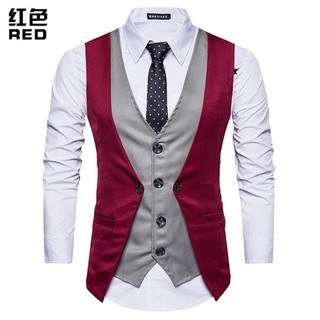 Áo gile nam 2 lớp phối màu trẻ trung lịch lãm đẳng cấp quý ông N43