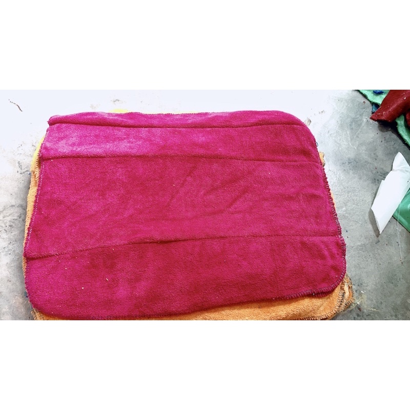 1kg khăn lau đa năng ghép miếng siêu thấm hút, không ra bông không phai màu, độ bền cao