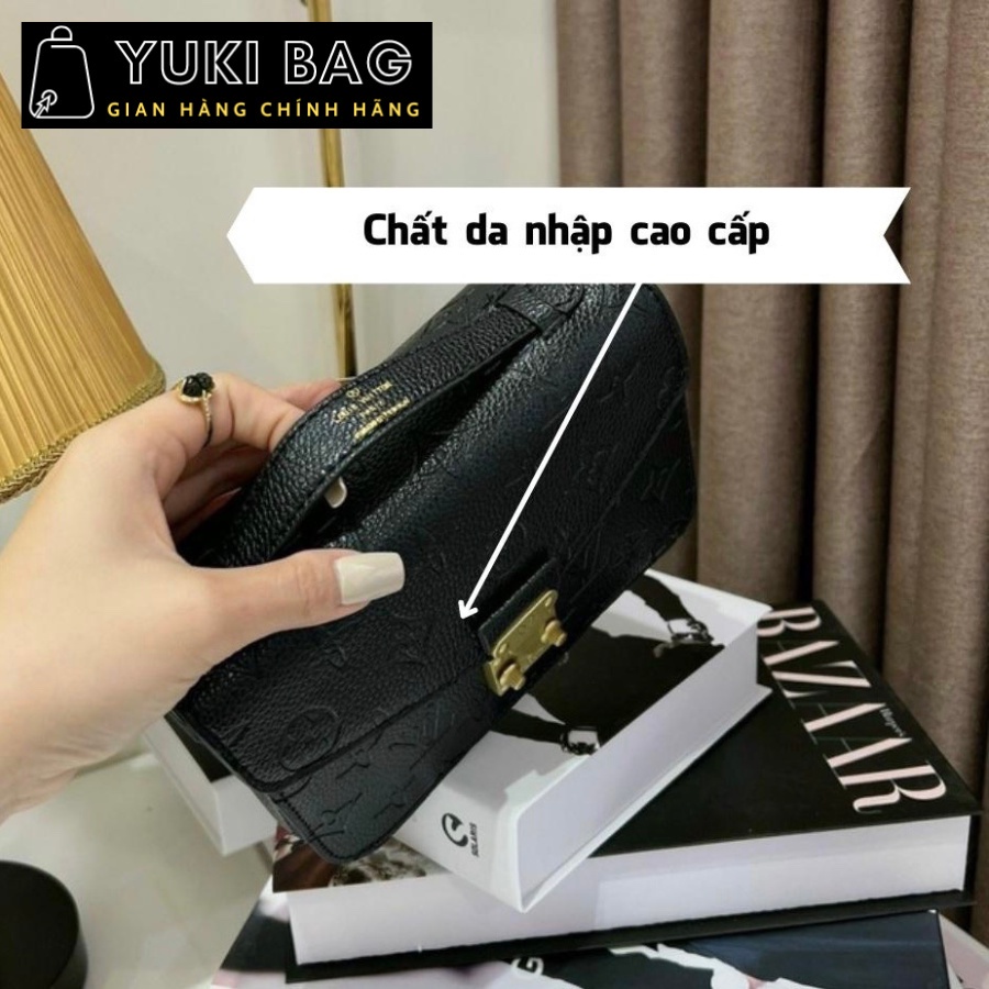 Túi xách nữ đeo chéo, đeo vai Yuki Bag, túi đi chơi, đi học, dự tiệc, chất da đẹp, thời trang cao cấp size 22cm YB177