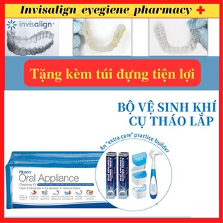 Bộ sản phẩm chăm sóc máng Invisalign, khay duy trì, khay giả làm trắng răng và các phụ kiện tháo lắp nha khoa