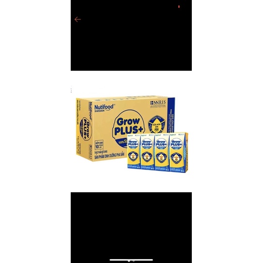 sữa bột pha sẵn Nuvi grow vàng - sữa non ( thùng 48 hộp 110ml )