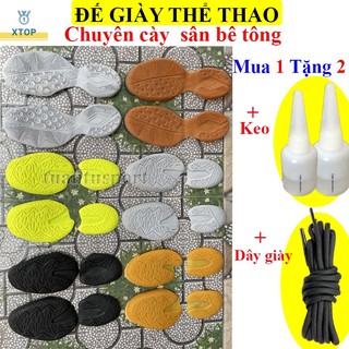 Đế giày bóng chuyền, bóng rổ. Dán đế giày thể thao tennis siêu bám sàn XTOP