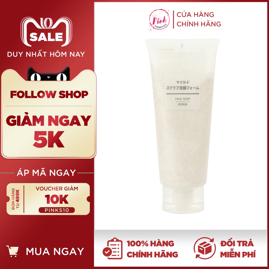 Sữa rửa mặt Muji Face Soap 120g - PinkCosmetics