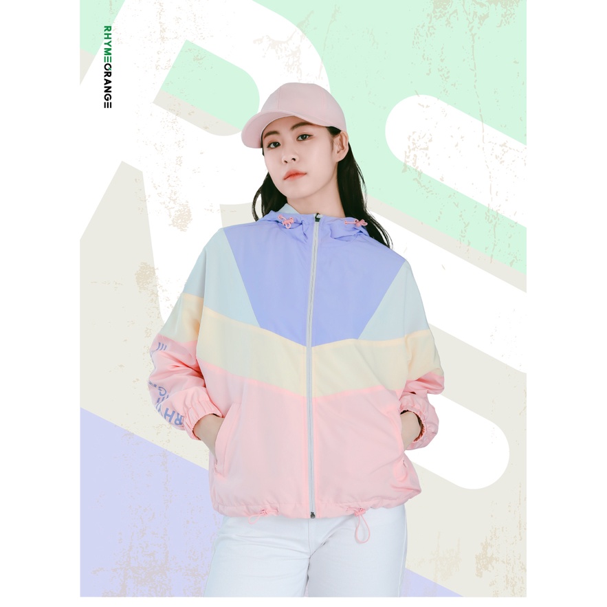 Áo khoác dù trượt nước nữ xu hướng mới Lime Orange - Newtro Windstopper -  RO22737403