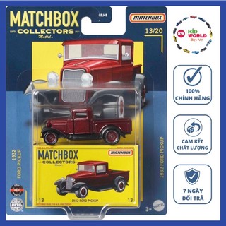 Xe mô hình Matchbox Collectors Series 1932 Ford Pickup GRK30, bánh cao su.