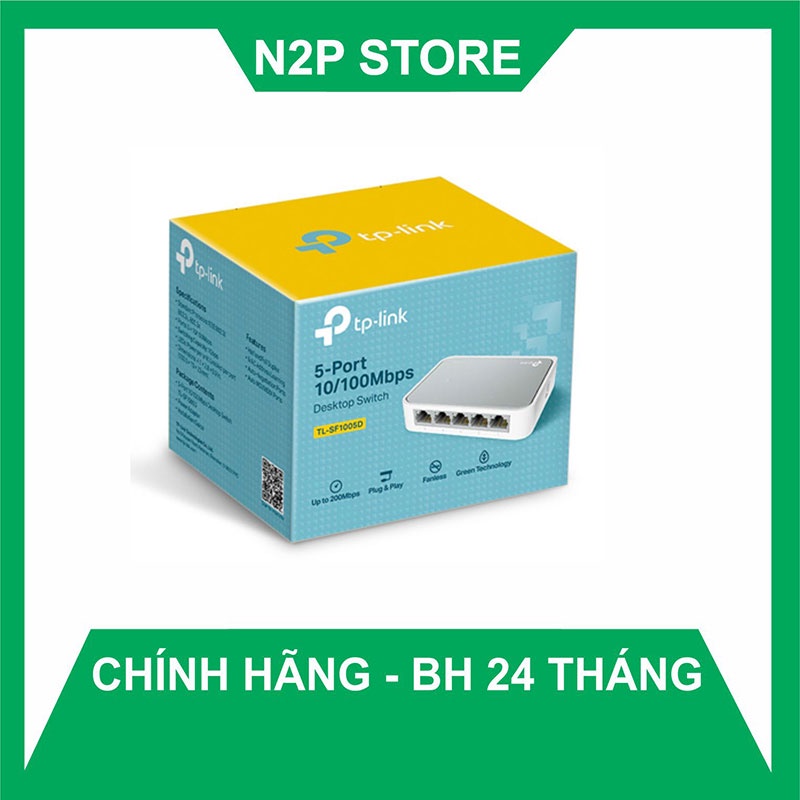 Bộ chia mạng Switch 5 port 10/100 Tplink LS1005, SF1005D (Hãng phân phối chính thức)