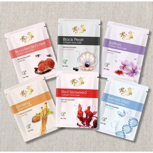 Mặt Nạ Dừa Dưỡng Trắng Collagen Fairy Trẻ Hóa Làn Da