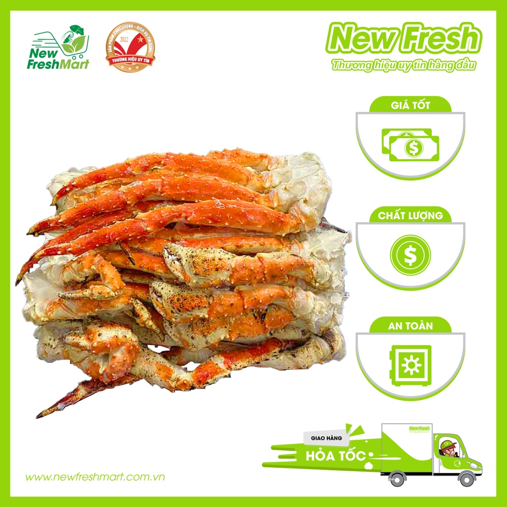 Chân Cua Hoàng Đế Hấp Nhập Khẩu - 1 Bộ [ Giao Hàng Nhanh]