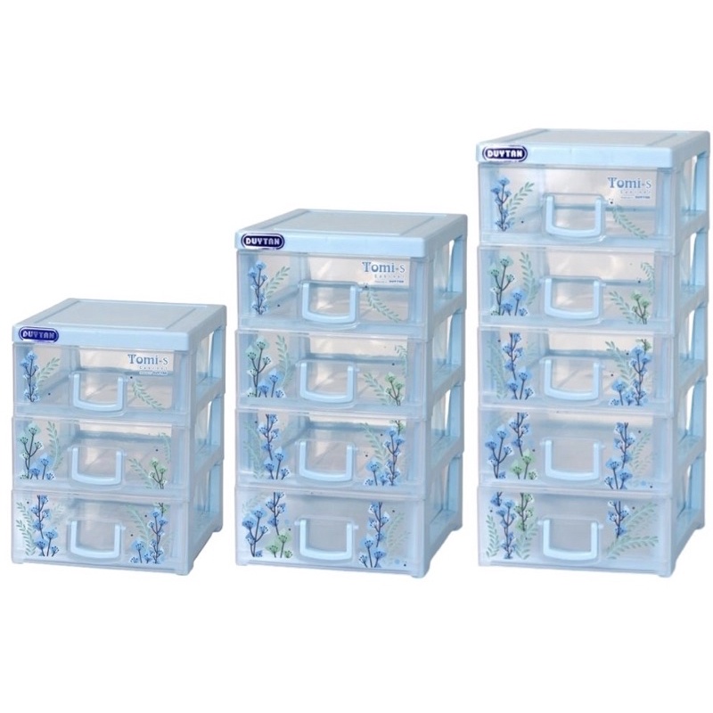TỦ NHỰA MINI DUY TÂN TOMI S 3-4-5 TẦNG NHIỀU MÀU