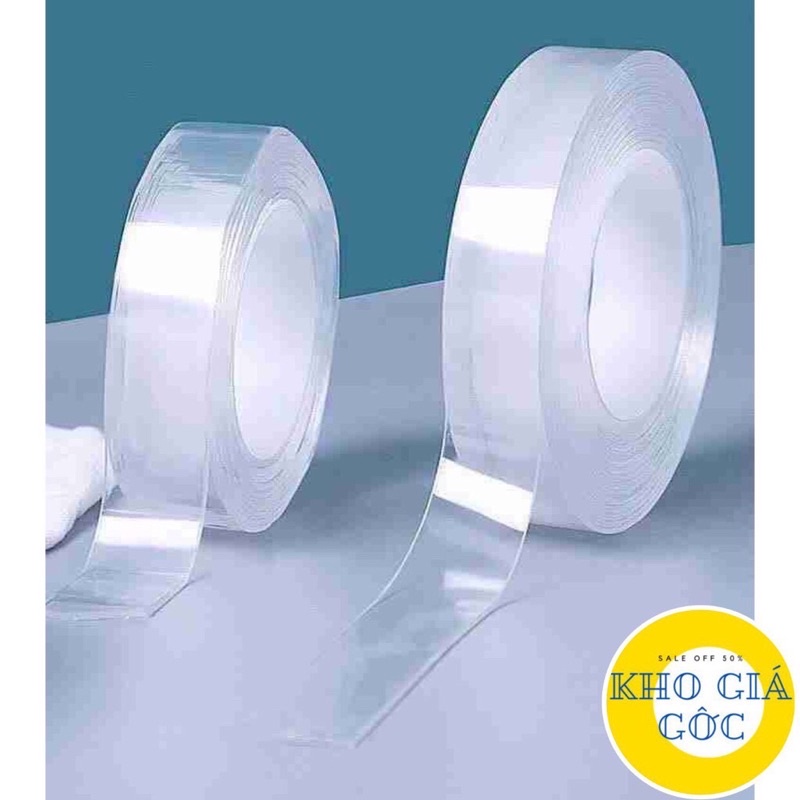 Băng dính silicon 2 mặt siêu dính