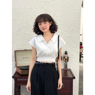 Áo polo croptop a2974
