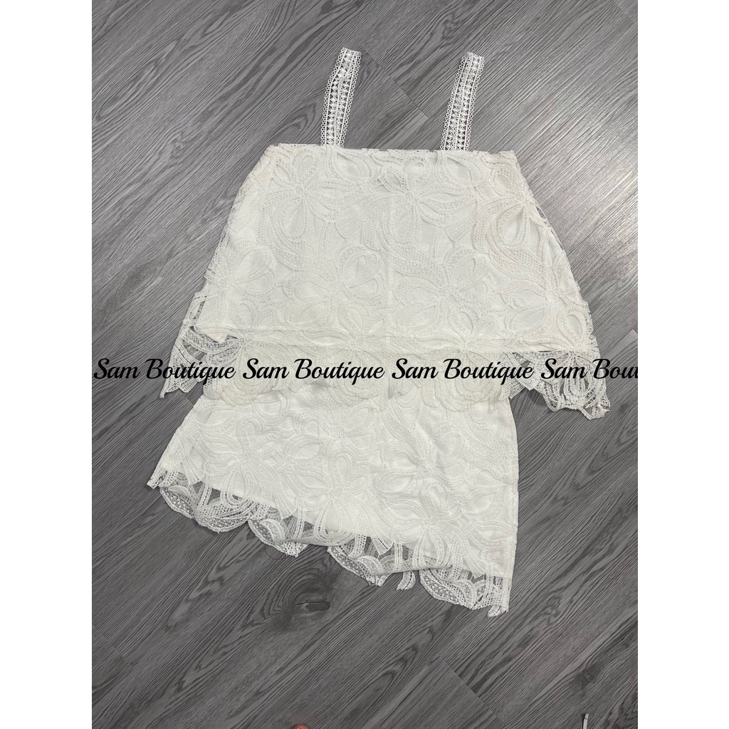 Set Hai Dây Phối Hoa Ren Cao Cấp S01