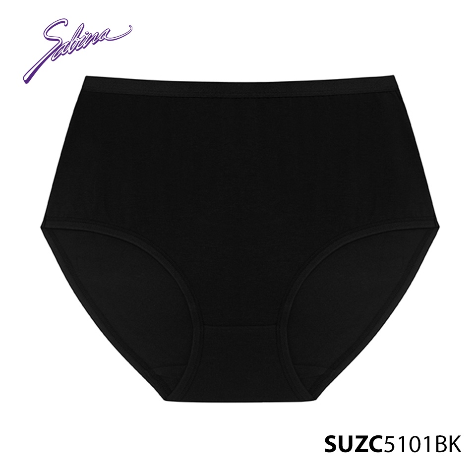 Quần Lót Lưng Cao Cạp Cao Cotton cao cấp Vừa Màu Trơn Panty Zone By Sabina SUZC5101