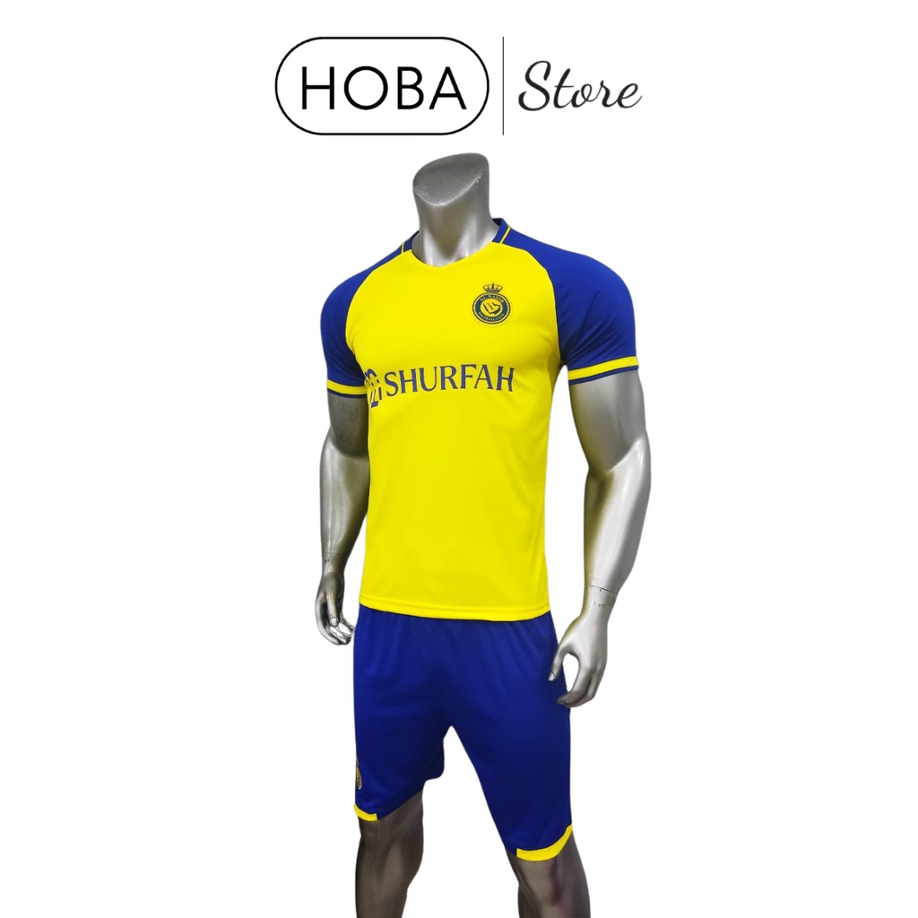 Bộ quần áo bóng đá đồ đá banh Al Nassr vàng