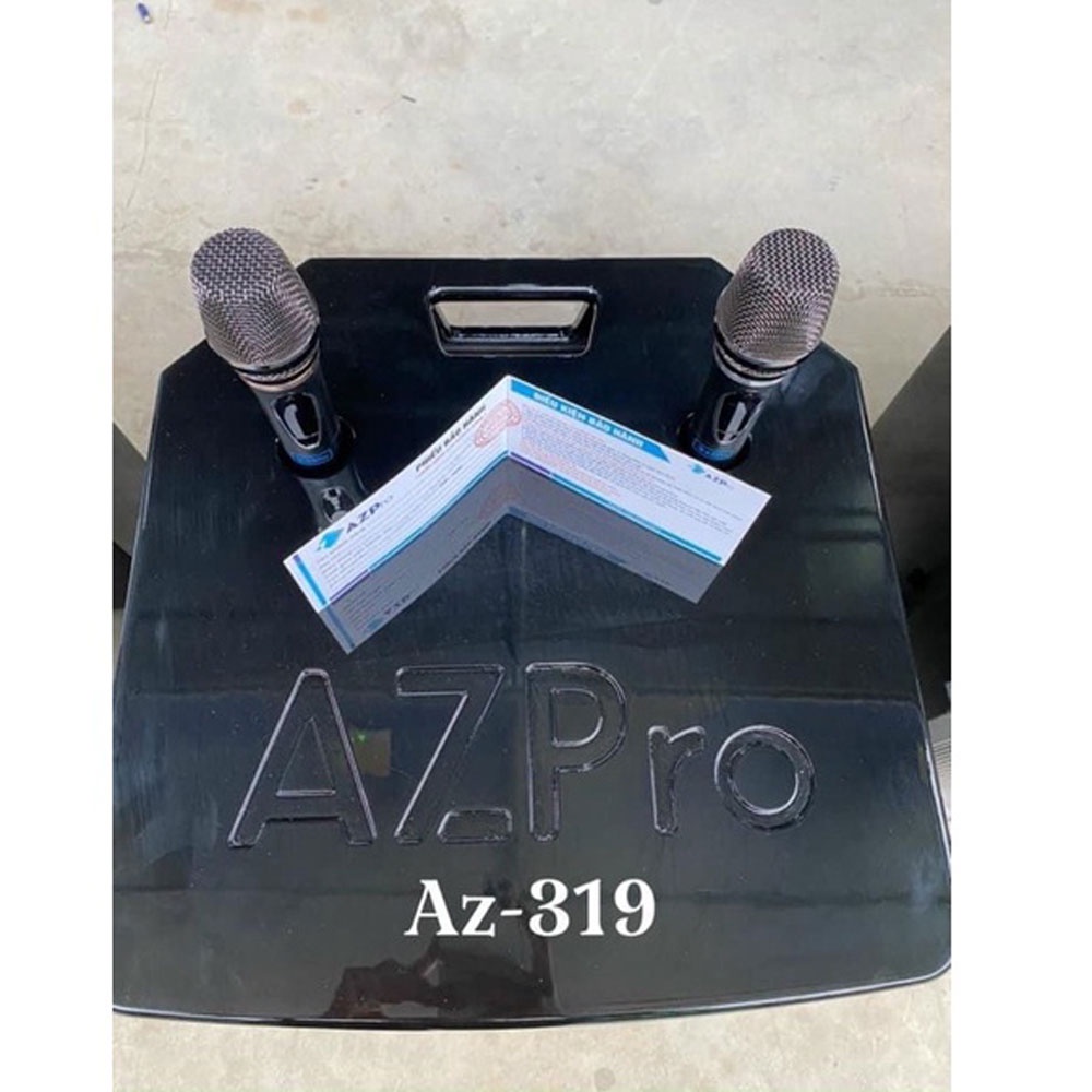 Loa Kéo Karaoke Công Suất Lớn 800W | Loa Kéo Giá Rẻ AZPro AZ-319 Bass 2,5 tấc | Loa Kéo Bluetooth Tặng 2 micro Không Dây