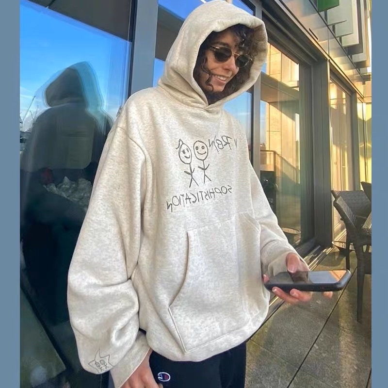 Áo hoodie Urban màu xám giống Lisa BLACKPINK