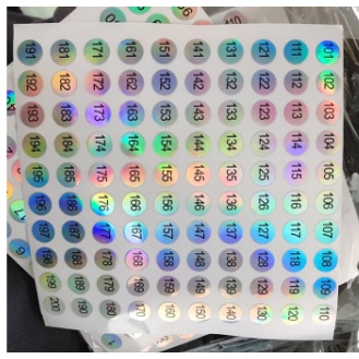 Tem dán số chai sơn ạ