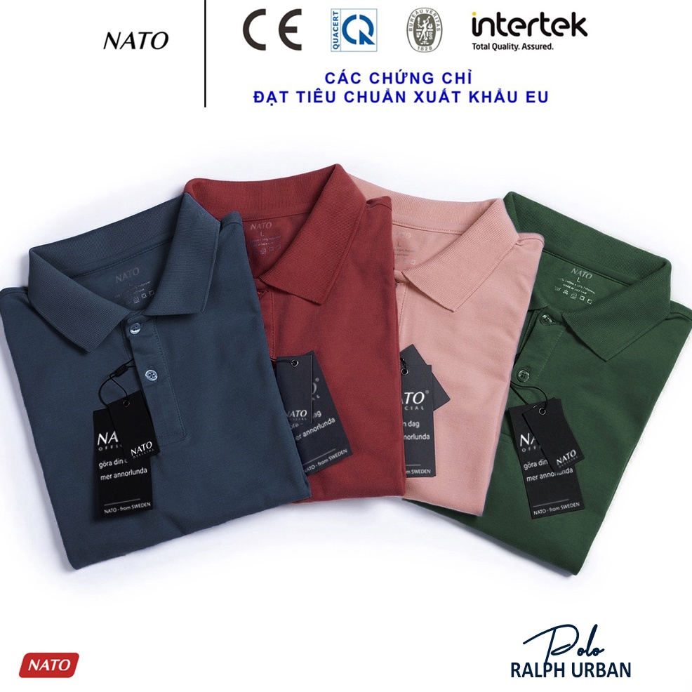 Áo Thun Polo Nam BASIC Vải Cotton Cá Sấu Cao Cấp Chuẩn Đẹp Tay Ngắn Có Cổ Màu Trắng Đen Xanh Navy Đỏ Trơn Họa Tiết NATO