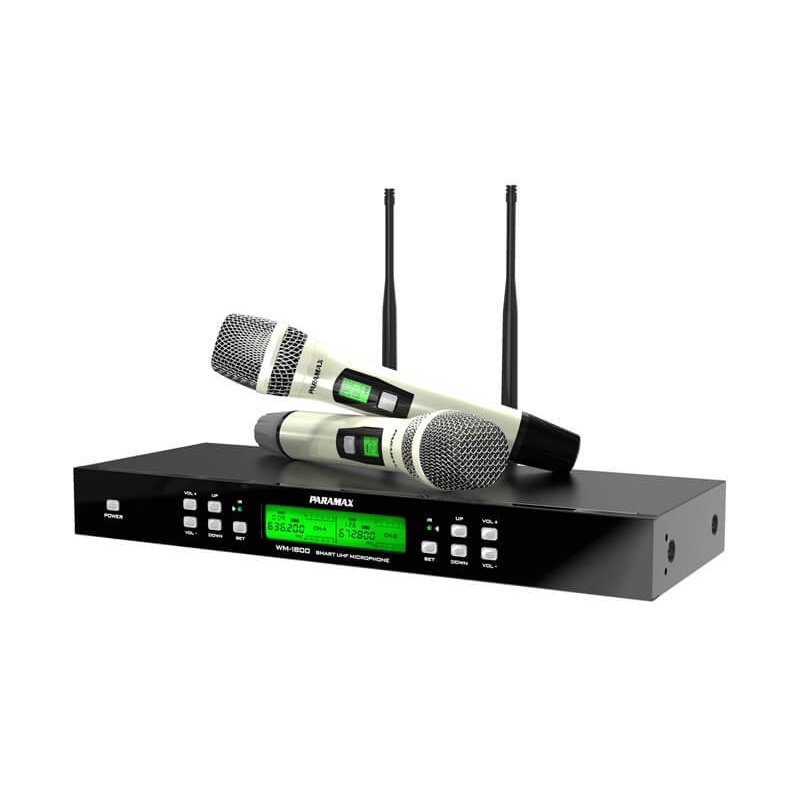 Micro karaoke không dây Paramax VM-1800 (Hàng chính hãng Paramax Việt Nam, BH 2 Năm Trên Toàn Quốc)