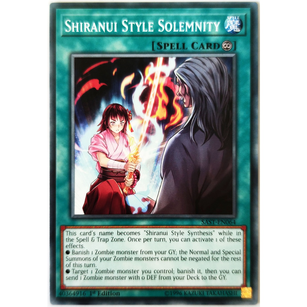 [Thẻ Yugioh] Shiranui Style Solemnity |EN| Common