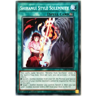 [Thẻ Yugioh] Shiranui Style Solemnity |EN| Common