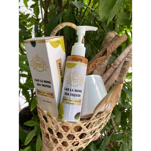 CAO LÁ NÓNG tan mỡ, giảm eo