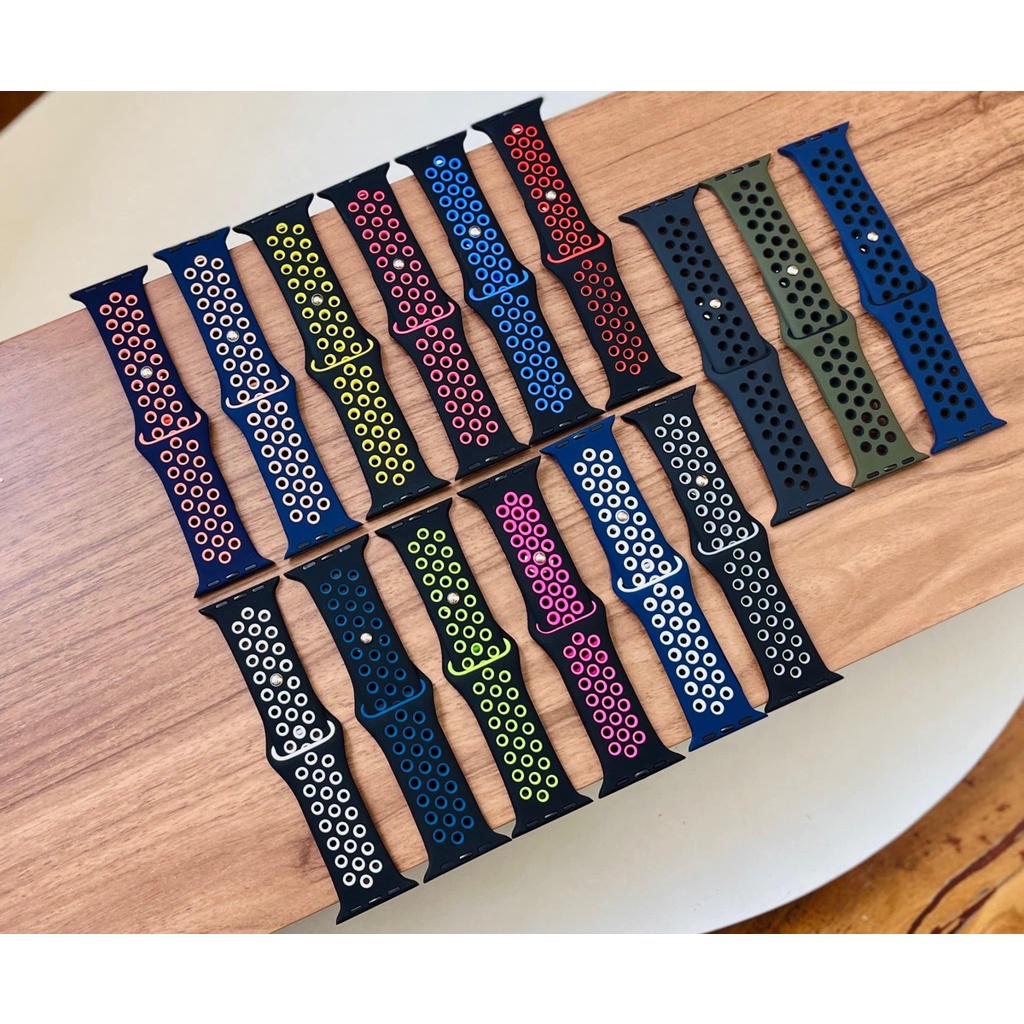 Dây cao su thể thao cho AW 8/7/6/SE/5/4/3/2/1 đủ màu cá tính, đủ size 49/45/44/42/41/40/38mm