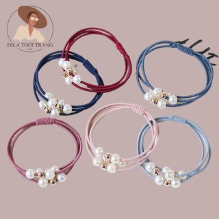 Dây cột tóc cao su dila đơn giản phong cách hàn quốc dễ phối đồ
