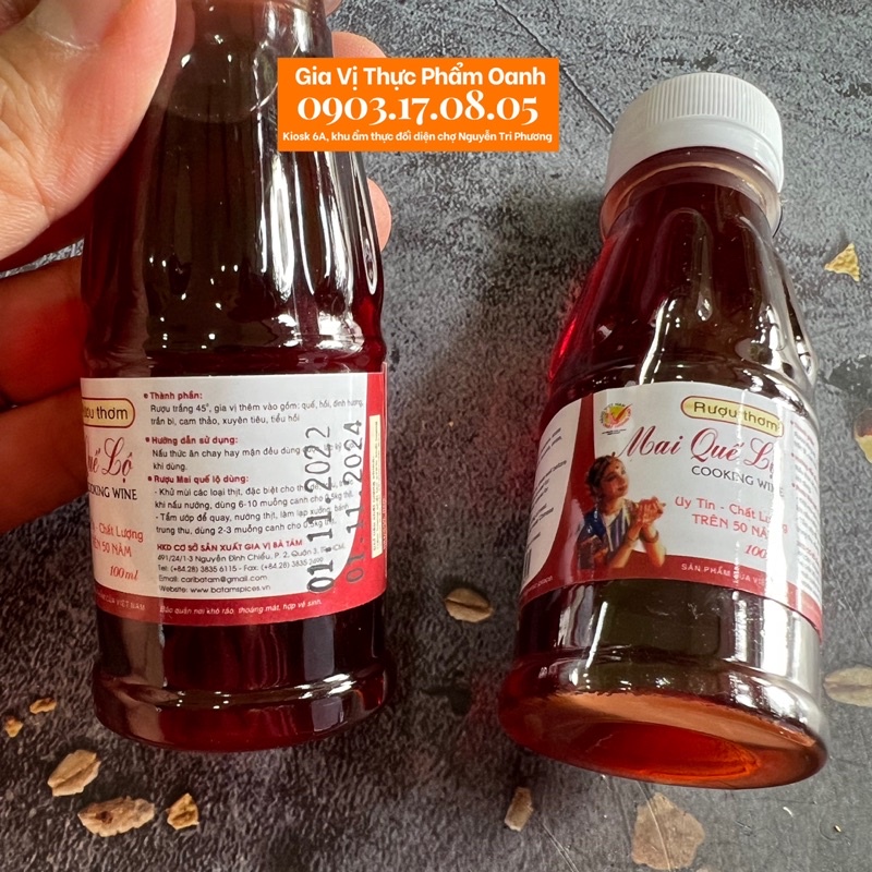 Mai Quế Lộ hiệu Bà Tám (chai 100ml)