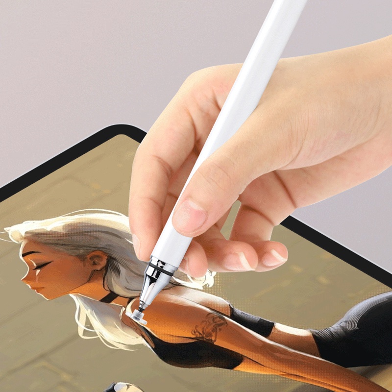 Bút cảm ứng 2 trong 1 dùng cho máy tính bảng điện dung Android pad, giao hành hỏa tốc 1-2h, giá cực hấp dẫn