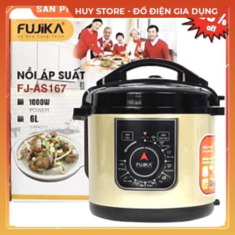 Nồi Áp Suất Điện 6L FUJIKA Nhật Bản , Nồi Điện Đa Năng Nấu Súp Hầm Canh Tiết Kiệm An Toàn Dễ Sử Dụng Huy Store